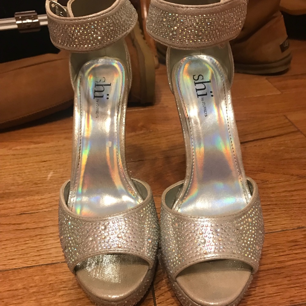 Sparkly heels